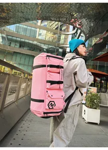 Großer rosa Outdoor Rucksack Reise Reisetasche multifunktionaler Wanderrucksack für Damen
