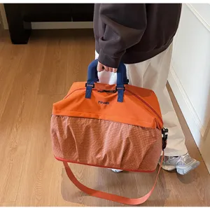 Bolso de viaje grande para mujer y hombre, bolsa de deporte ligera para fin de semana.