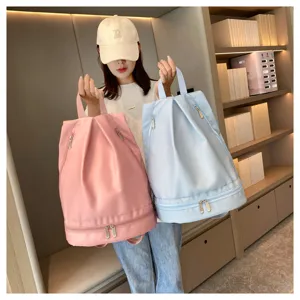 Waterproof swim backpack dry wet separation gym bag casual stylish travel daypack for women