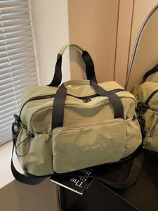 Große Kapazität Reise Duffel Tasche Wasserdicht Oxford Gewebe Leichte Gepäck Tasche Mit Trocken Nass Trennung Gym Tasche