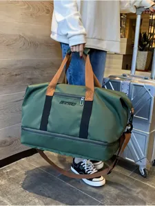 Large Capacity Travel Duffel Bag Waterproof Sports Gym Bag Oxford Cloth Weekend Overnight Luggage Bag For Men Women