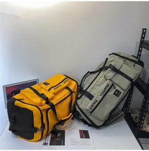 Grande capacità borsa da viaggio fitness all'aperto zaino leggero dettagli bagaglio.