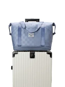 Bolso de viaje grande con ruedas de gran capacidad, bolsa de almacenamiento impermeable.