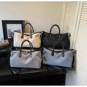 Grande borsa da viaggio borsone per uomo e donna, borsa casual per affari e sport all'aperto.