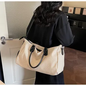 Borsa da viaggio grande capacità casual con tracolla per donna e uomo sport fitness