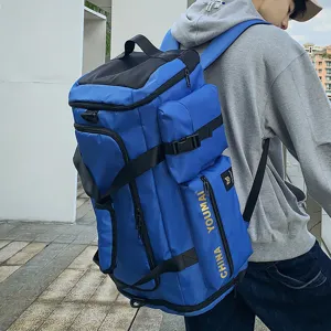Grande zaino da viaggio uomo borsa da palestra sportiva all'aperto borsa bagaglio leggera