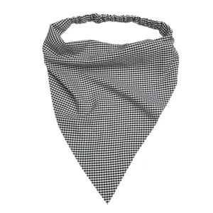 Amazon nuevo pañuelo bandana a cuadros grande triangular diadema pelo para mujer