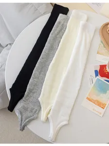 Cotton ballet stirrup socks women spring summer thin slouch long socks four colors available