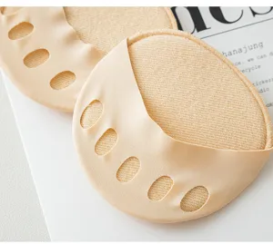Breathable sponge forefoot pads half socks for women summer high heels accessories