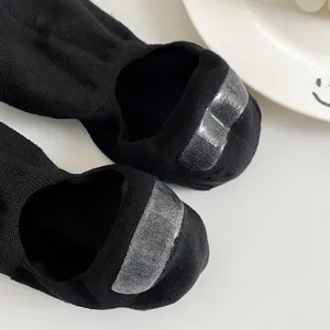 Herren Baumwolle unsichtbare Füßlinge Sommer dünn rutschfest low cut flache kurze Socken