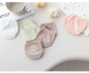 Breathable cotton half palm socks for women, summer invisible forefoot pads with anti-slip design.