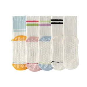 Antirutsch Yoga Socken, Pilates Socken mit Noppen, atmungsaktive Sportsocken 5er Pack