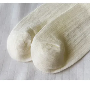Solid color ribbed knit socks toe detail, soft cotton texture, breathable summer short socks