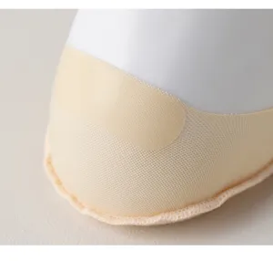 Damen ultra dünne unsichtbare Füßlinge Detail Mesh atmungsaktiv rutschfeste Vorfuß Socke