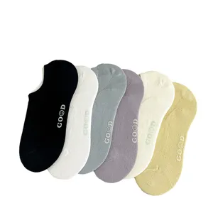 Calzini fantasmino donna tinta unita colori confetto sottili traspiranti ed elasticizzati