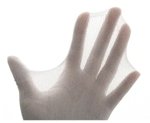 Stretchy mesh fabric detail showing high elasticity and breathable lightweight material design.