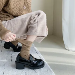 Gemütliche Kaschmir-Wollsocken für Damen, dicke warme Wintersocken für den Alltag.