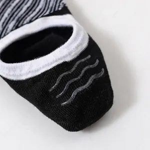 Chaussettes bateau basses homme silicone antidérapant été invisible respirant court en coton