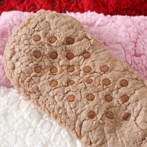 Flauschige Fleece-Wintersocken mit Antirutsch-Noppen, warme dicke Hausschuhe Socken für Damen.