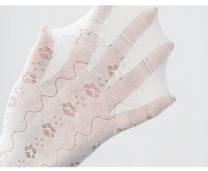 White sheer mesh long socks for women, cute Japanese ballet style breathable calf socks.