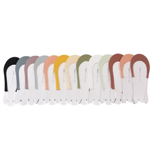 Mehrfarbige unsichtbare Socken für Damen rutschfeste Baumwolle flache Bootssocken Set
