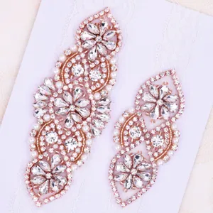 Women Wedding Bridal Lace Garter Set Artificial Pearl Rhinestone Leg Band Elegant Bride Thigh Garter Accessories
