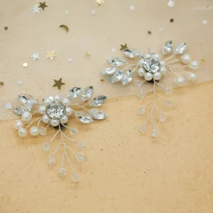 Clips pour chaussures de mariée perles strass décorations accessoires élégants pour chaussures