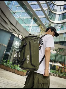Large capacity travel duffel backpack, outdoor waterproof sports fitness bag for men and women.