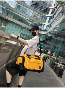 Large capacity travel duffel bag waterproof gym sports shoulder bag for men and women.