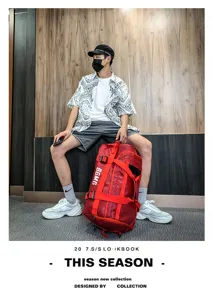 Large capacity travel duffel bag for men and women, perfect for gym, sports and business trips.