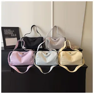 Outdoor fitness sports gym bag large capacity casual travel luggage bag shoulder bag women