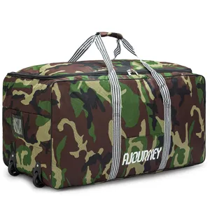 Large Capacity Waterproof Nylon Travel Duffel Bag Portable Luggage Bag For Moving Outdoor Travel