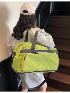 Grande borsa da viaggio grande capacità impermeabile borsa da palestra leggera per donne