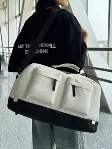 Large Capacity Travel Duffle Bag Waterproof Sports Fitness Luggage Bag Multi-Pocket Wet And Dry Separation Weekend Bag