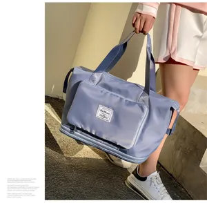 Grand sac de voyage imperméable pliable et portable sac à main de grande capacité