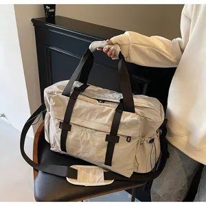 Grote reistas schoudertas casual tas voor sport fitness en dagelijks gebruik.