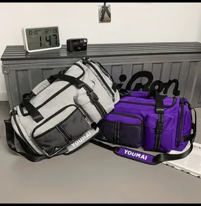 Large capacity travel duffel bag, casual sports backpack for men and women commute