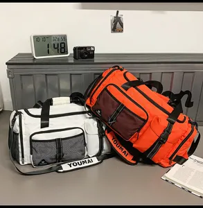 Large capacity travel duffel bag stylish sports backpack for men and women commuting trips