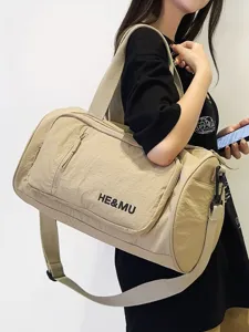 Large Capacity Travel Bag Waterproof Sports Fitness Duffel Bag Dry Wet Separation Lightweight Luggage Bag For Women Men