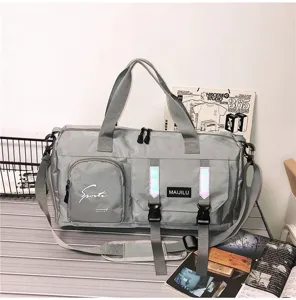 Multifunctional travel gym duffel bag for sports, waterproof large capacity luggage bag.