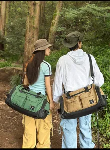Outdoor multi-functional dry and wet separation travel duffel bag for sports and fitness.