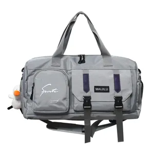 Multifunctional travel gym duffle bag for men and women, large capacity waterproof sports bag.
