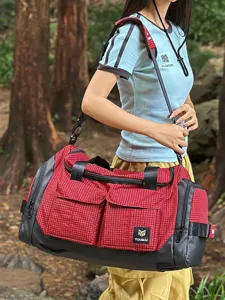 Outdoor multi-functional dry and wet separation gym duffel bag large capacity travel bag