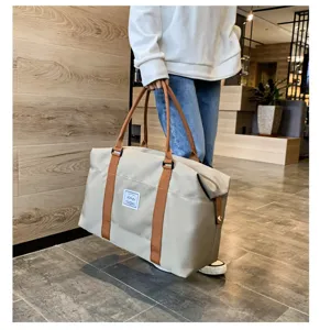 Grand sac de voyage grande capacite leger bagage a main portable pour femme et homme pratique