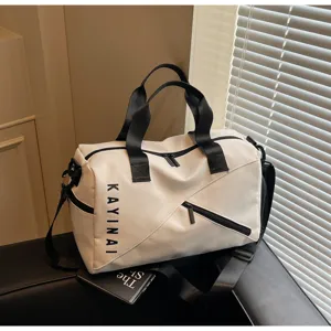 Large capacity waterproof travel duffel bag lightweight gym sports bag for women and men