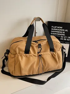Large capacity travel duffel bag waterproof lightweight gym sports handbag for women