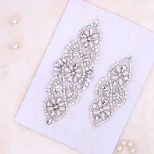 Strass pizzo sposa giarrettiera matrimonio anello gamba cristalli scintillanti perle accessorio