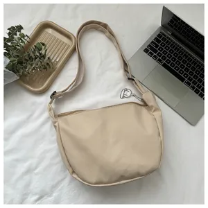 Stylish corduroy dumpling shoulder bag, casual large capacity crossbody bag for women daily use.