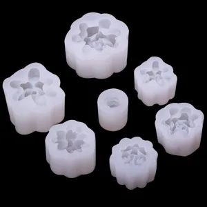 Stampi in silicone 3D per piante succulente, candele aromatiche e decorazioni per torte.