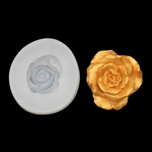 3D flower silicone mold for epoxy resin casting, DIY handmade jewelry and phone case making accessories.
